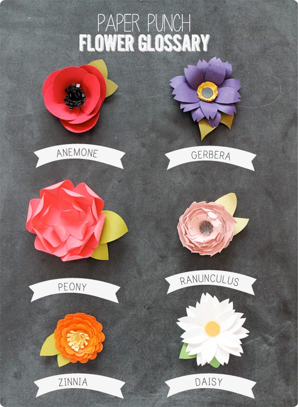 easy paper punch flowers damask love flower shaped paper punches