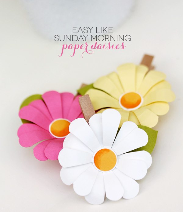easy like sunday morning no 5 damask love 4 petal flower paper punch