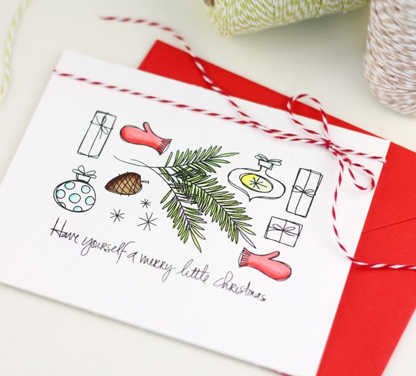 Quick &amp; Easy DIY Holiday Card Ideas | Damask Love